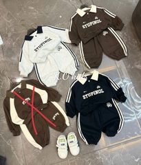 Bộ dài nỉ 2 da bé trai