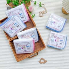 Set 10 khăn xô trơn 4 lớp (đẹp)