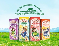 Sữa trái cây Nuvi 180ml các vị