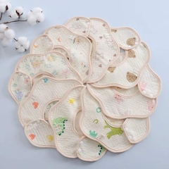 Yếm ăn dặm chống thấm hoa