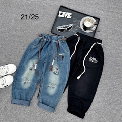 Quần bò bé trai nhỡ