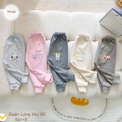 Quần dài len lông thỏ