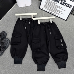 Quần nỉ túi hộp nhỡ