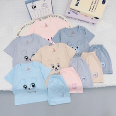 Bộ cộc hãng NouBaby mặt thú