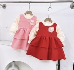 Váy nhỡ hoa trà SALE