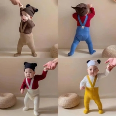 Quần tất kèm dây yếm