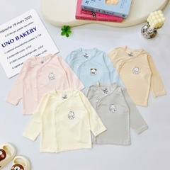 Áo dài sơ sinh Mazakid (cúc)