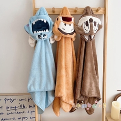 Choàng ủm tắm cho bé