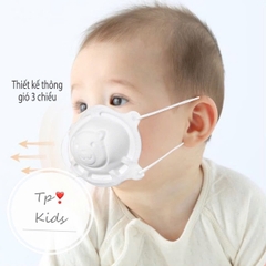 Khẩu trang gấu 3D (gói 3c)