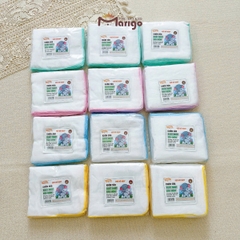 Set 10 khăn xô trơn 3 lớp (thường)