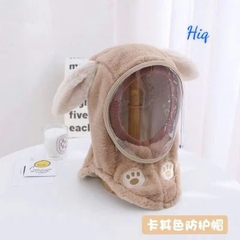 Mũ lông kèm kính cho bé