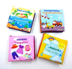 Sách vải theo chủ đề cho bé