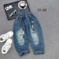 Quần bò bé trai nhỡ