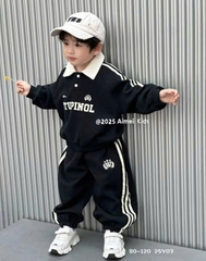 Bộ dài nỉ 2 da bé trai