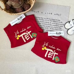 Áo đỏ "Về Nhà ăn Tết"