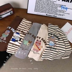 Áo giữ nhiệt Zip lông kẻ nhí 2