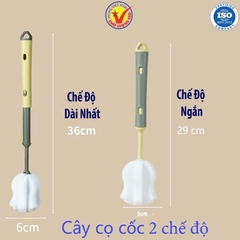 Cọ rửa bình mút xốp