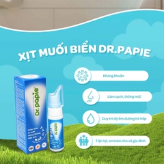 Xịt muối biển sâu Dr Papie 70ml
