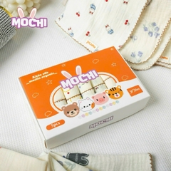 Set 5 Khăn sữa Muslin sợi tre cao cấp Mochi