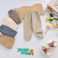 Set 5 Quần zip lông vân nổi (SALE)