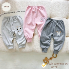 Quần dài len lông thỏ