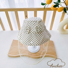 Mũ vành hãng kèm kính