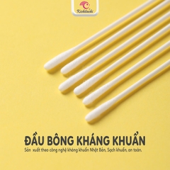 Tăm bông sơ sinh Kichi 200pcs