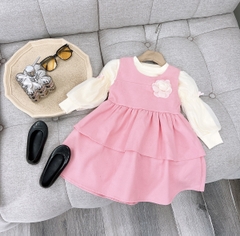 Váy nhỡ hoa trà SALE