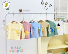 Áo dài thun lạnh hình thú