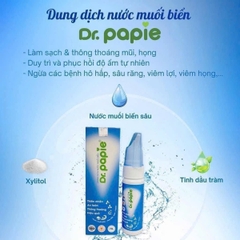 Xịt muối biển sâu Dr Papie 70ml