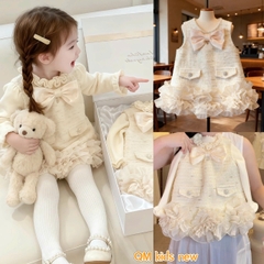 Váy Tết cao cấp 8 (trắng)