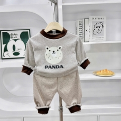 Bộ dài len lông thỏ cổ 3p