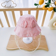 Mũ vành hãng kèm kính