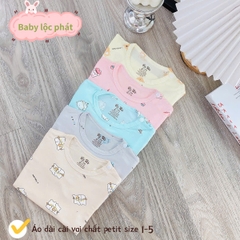 Áo dài sơ sinh Lộc Phát (cài vai)