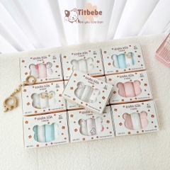 Set 5 khăn sữa sợi tre kháng khuẩn