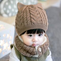 Mũ kèm khăn tai mèo