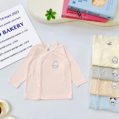 Áo dài sơ sinh Mazakid (cúc)