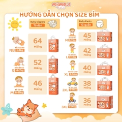 (Có quà) Bỉm quần Momoji