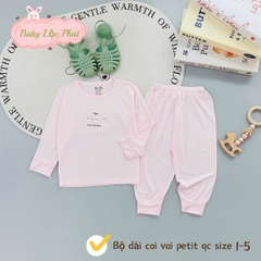 Bộ dài sơ sinh trơn Lộc Phát