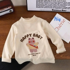 Áo giữ nhiệt Zip lông kẻ nhí 2