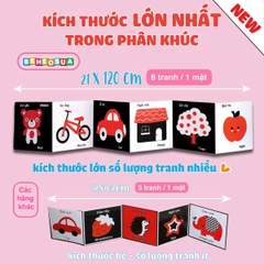 Set 3 bộ kich thích thị giác cho bé (giấy)