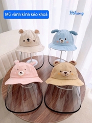 Mũ vành kèm kính
