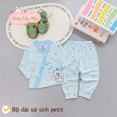 Bộ dài sơ sinh Lộc Phát (chéo)