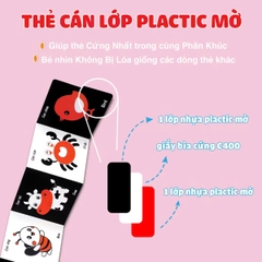 Set 3 bộ kich thích thị giác cho bé (giấy)