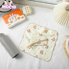 Set 5 Khăn sữa Muslin sợi tre cao cấp Mochi