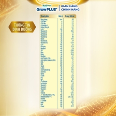 Sữa bột Grow plus vàng Lactoferrin các số