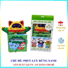 Sách vải múa rối cho bé cao cấp