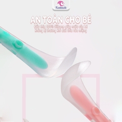 Set 2 chiếc thìa silicone Kichi