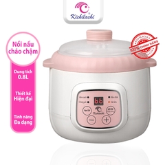 Nồi nấu cháo chậm Kichi 0.8l