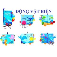 Sách vải nối đuôi cho bé